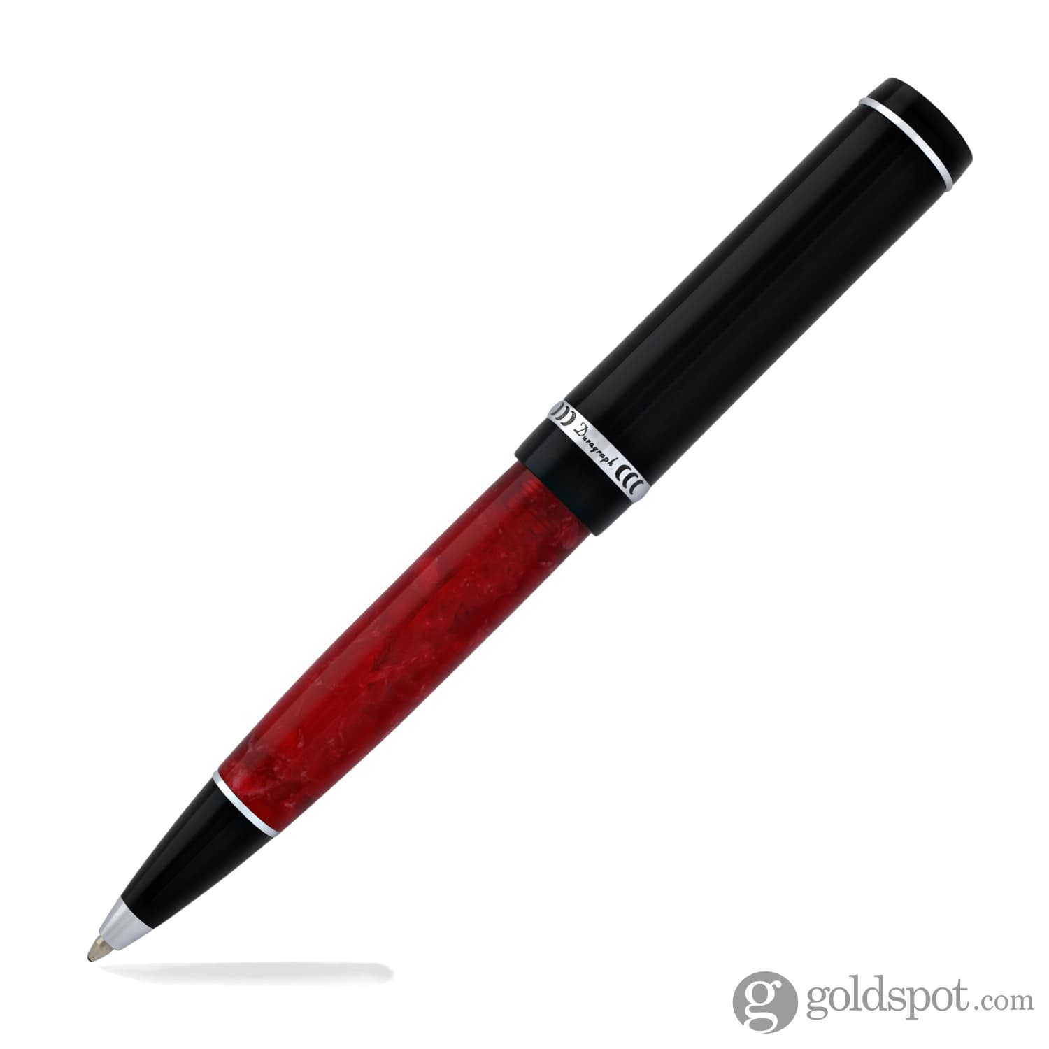 Conklin Duragraph Ballpoint Pen - Red Nights Finish, Smooth Writing, Professional Office & Gift Pen for Men & Women - Perfect for Business, Journaling & Everyday Use