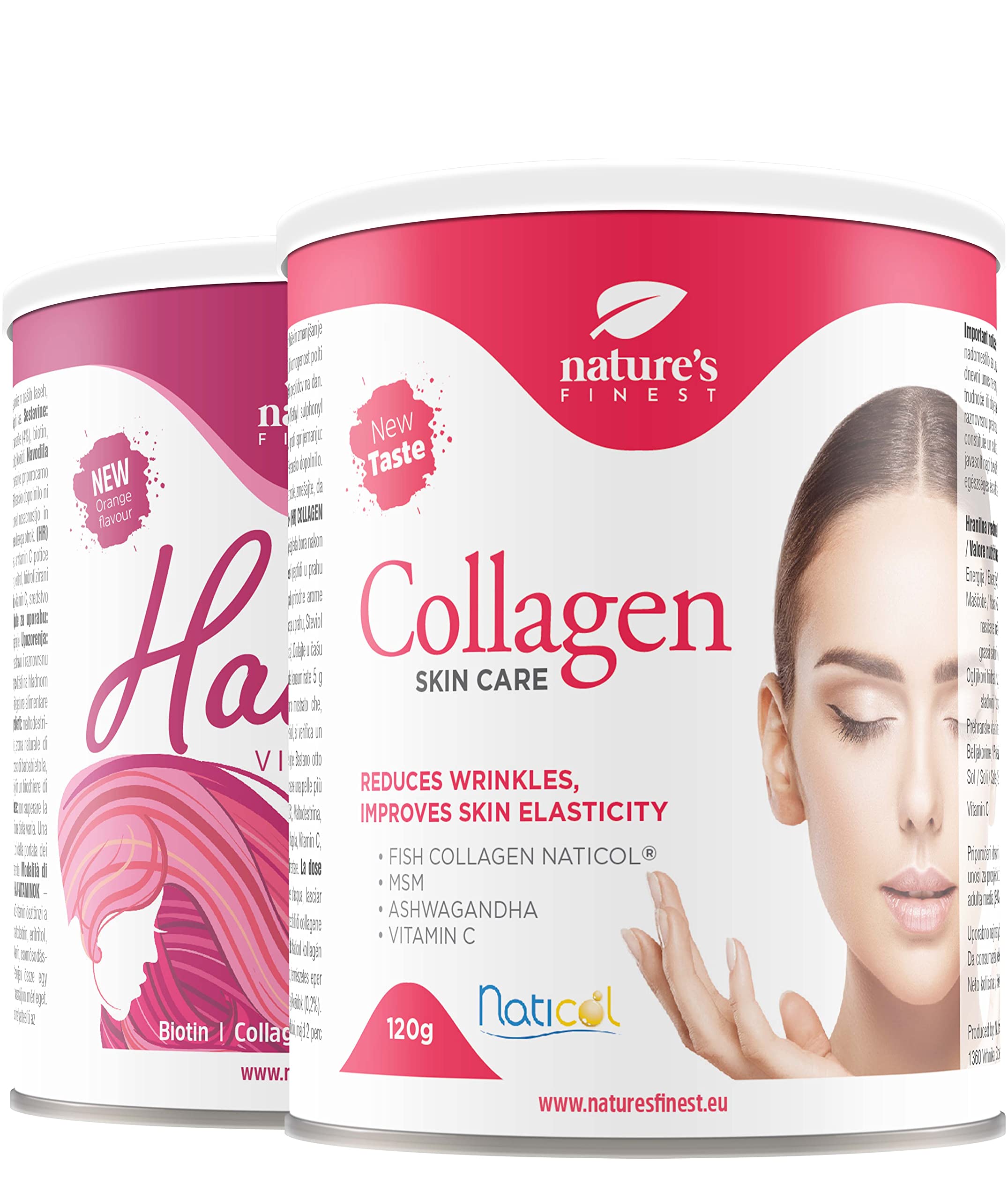 Nature's Finest Collagen Skincare & Hair Growth Vitamins - Boost Collagen Production, Nourish Hair & Skin with Essential Nutrients - For Healthy Hair Growth & Radiant Skin - Perfect for Daily Beauty Routine & Anti-Aging Care