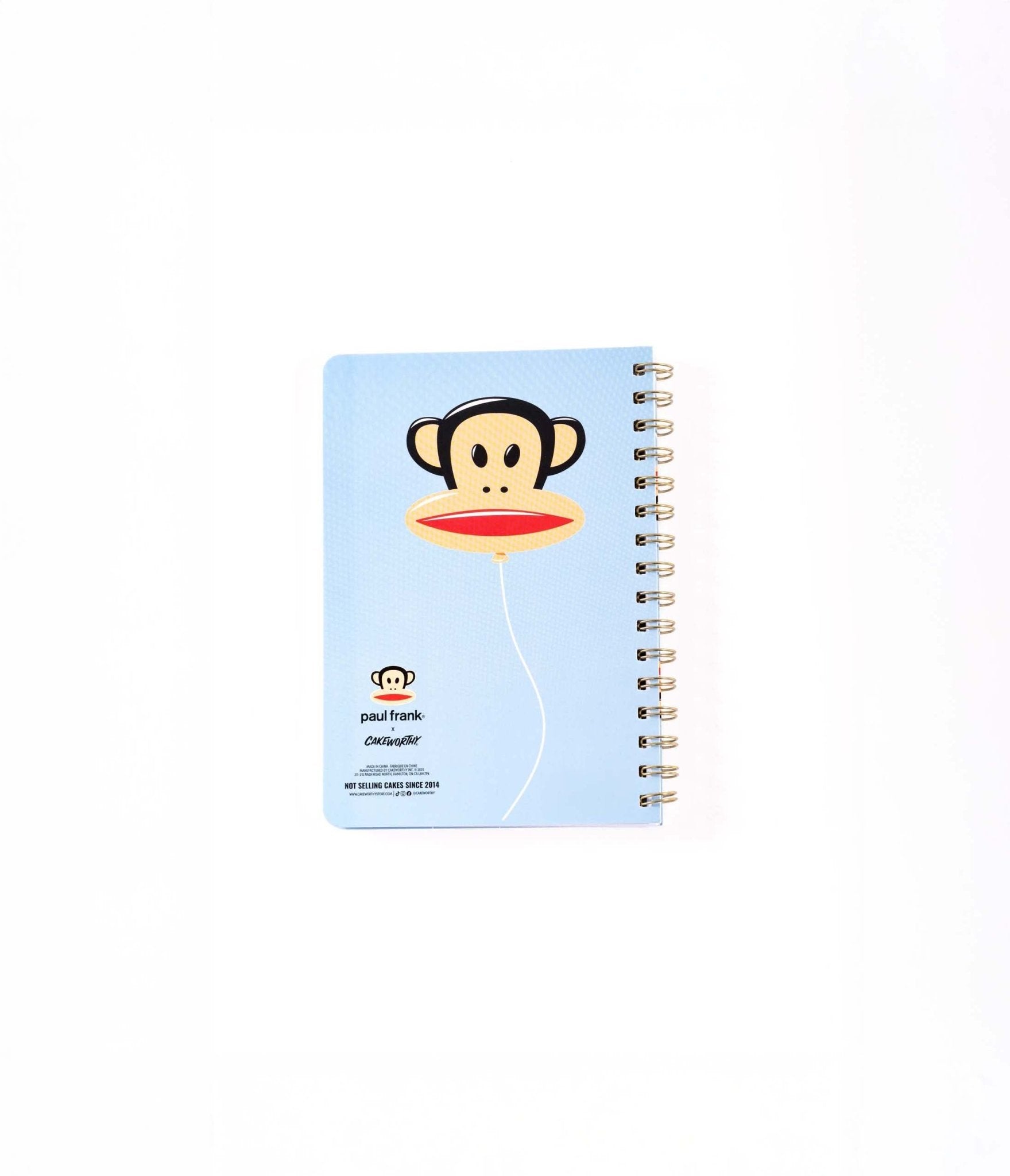 Paul Frank Julius Balloon Notebook - Cute Cartoon Design Spiral Notebook for School, Office & Journaling - Lined Paper Notebook for Students, Work & Gift Ideas