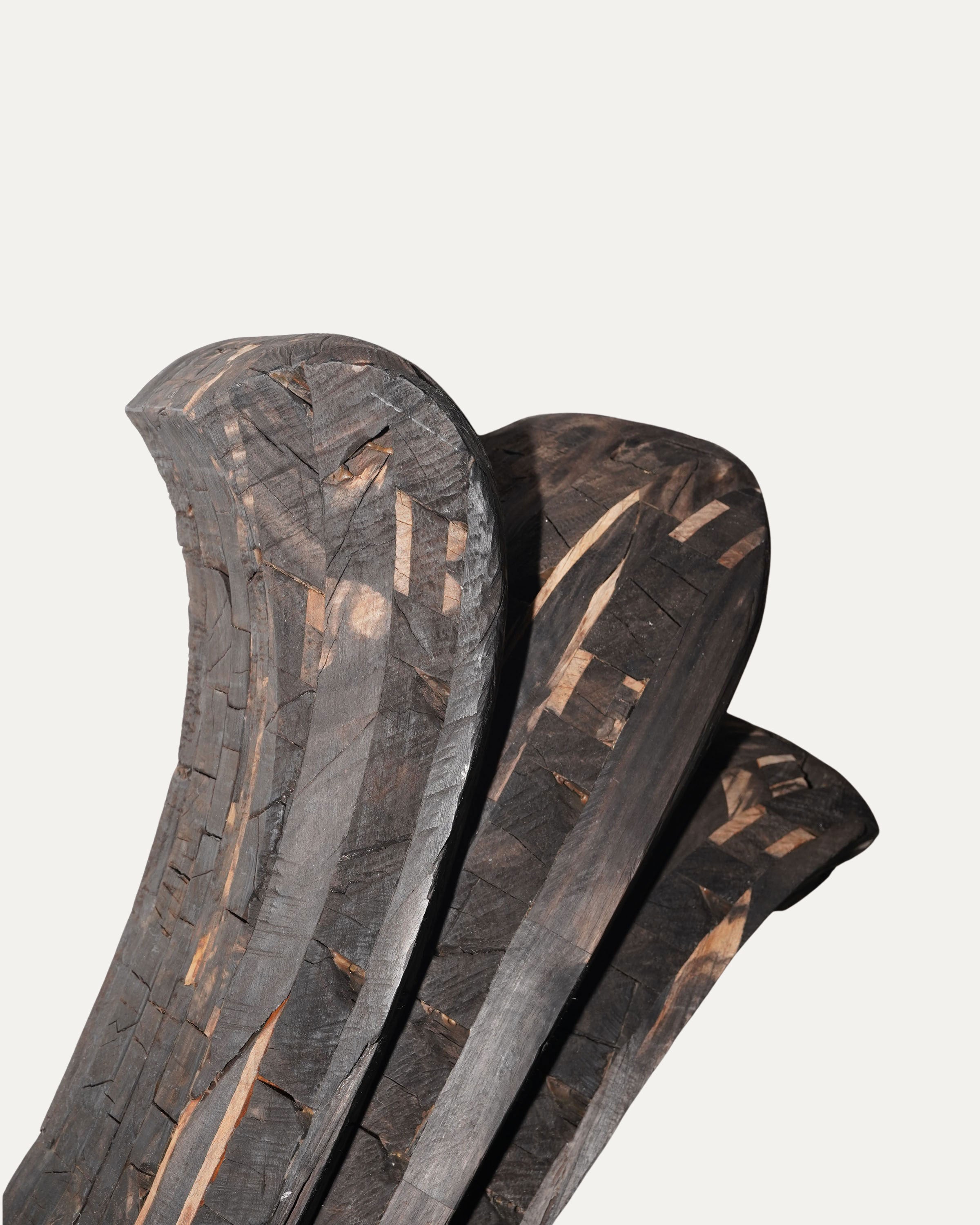 6 Foot Pressed Ebony Wood Cross - Handcrafted Religious Decor for Home, Church & Garden - Perfect for Wall Hanging, Prayer Room & Outdoor Display