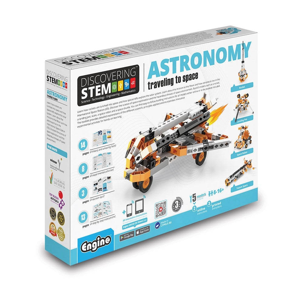 Discovering STEM Astronomy: Traveling to Space - Educational Science Kit for Kids, Space Exploration Learning Toy - Perfect for Classroom & Homeschool STEM Activities