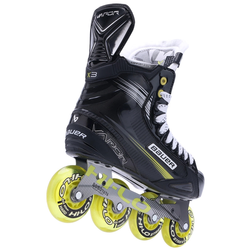 Bauer Vapor X3 Senior Inline Hockey Skates - High-Performance Roller Skates for Men & Women - Perfect for Competitive Play & Outdoor Rink Training