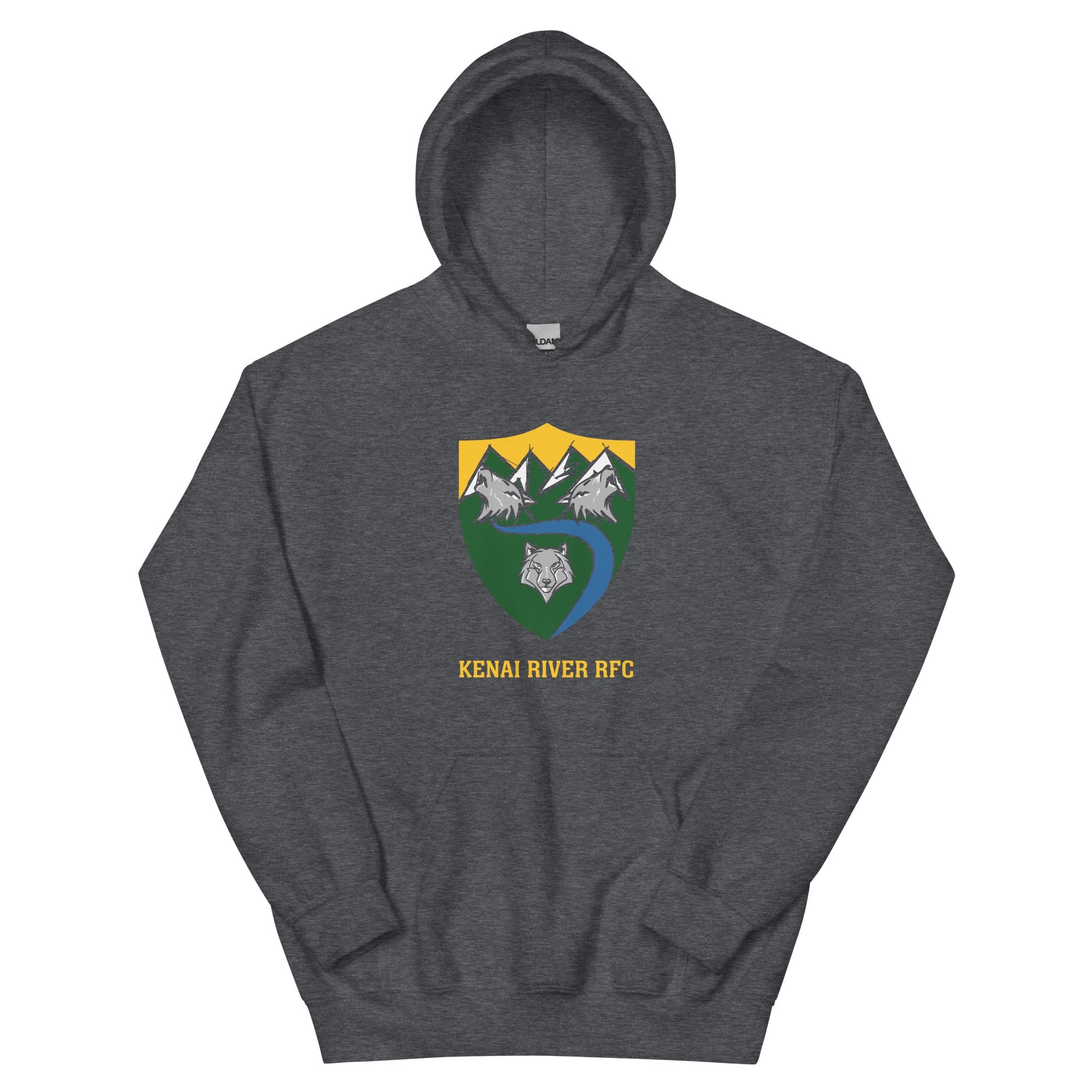 Kenai River RFC Heavy Blend Hoodie for Men & Women - Warm Fleece-Lined Pullover for Outdoor Activities, Camping, Hiking & Casual Wear