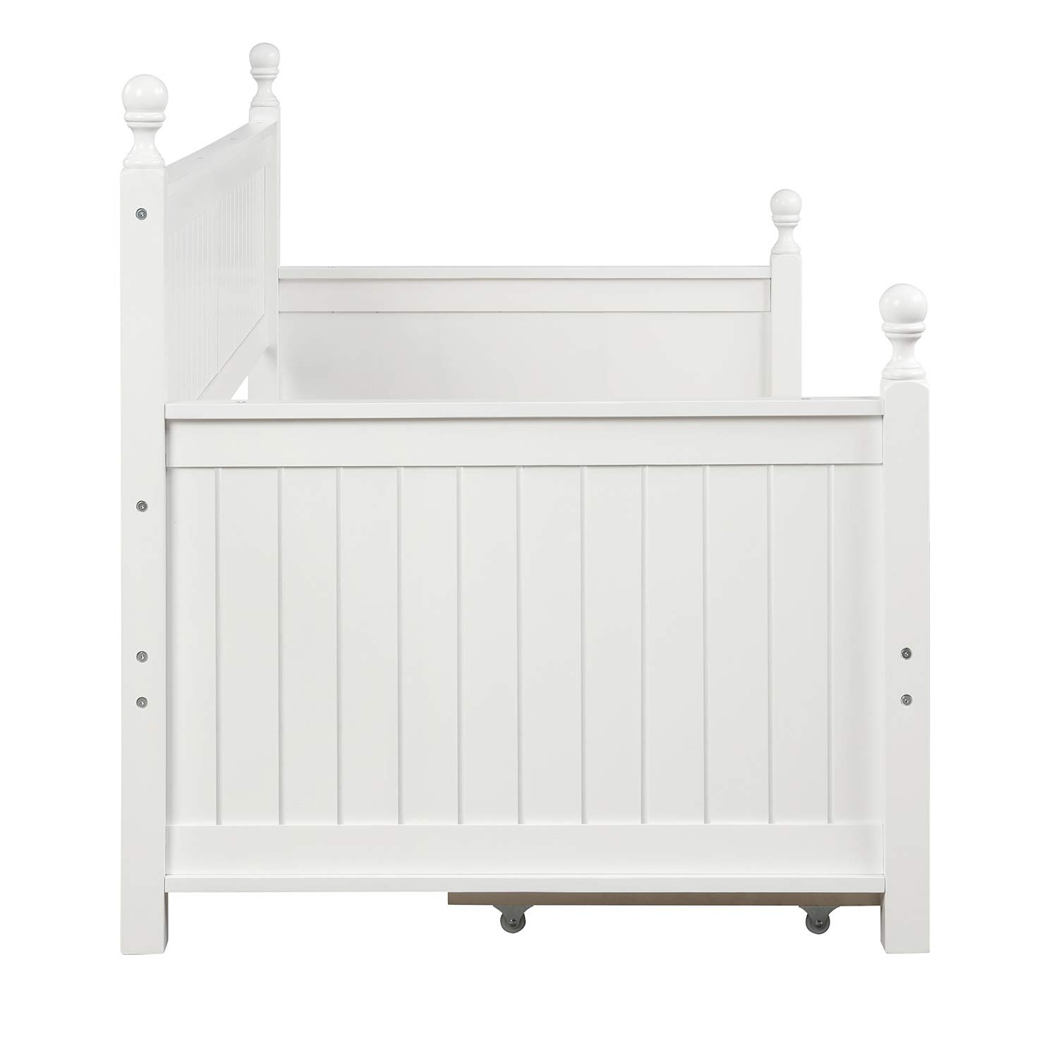 Harper & Bright Designs Twin Daybed with Storage Drawers - Wooden Twin Bed Frame with 3 Drawers, Convertible Sofa Bed for Small Spaces - No Box Spring Needed (White) | Perfect for Guest Room, Dorm, Kids Room & Studio Apartments