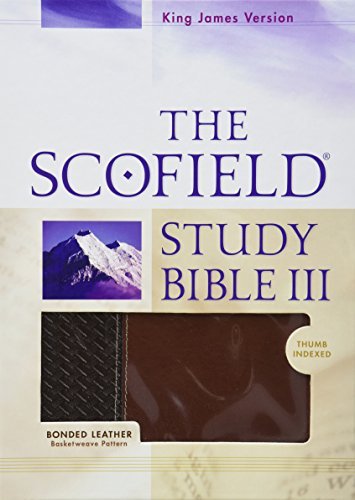 Scofield Study Bible III KJV - King James Version, Bonded Leather Cover, Boxed Edition (2004) - Perfect for Bible Study, Church Services & Christian Devotionals