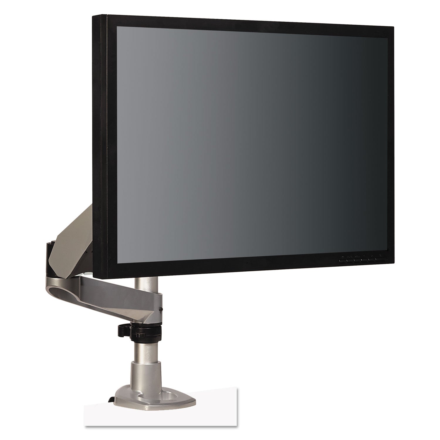 3M™ Dual Swivel Monitor Arm - 360° Rotation, 15°-90° Tilt & 180° Pan Adjustable Black/Gray Stand - Holds Up to 30 lbs - Perfect for Home Office, Gaming & Workspace Ergonomics