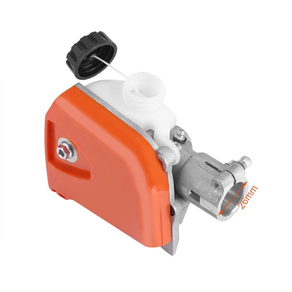 **26mm Chainsaw Gearbox Head - Orange Spline Gear Head for Pole Saw & Tree Cutter - Lawn Mower Attachment Tool (9 Spline) - Perfect for Landscaping, Tree Trimming & DIY Projects**