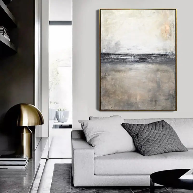 Abstract Painting #AB 019 - Modern Wall Art for Home & Office Decor | Unique Handmade Canvas Artwork for Living Room, Bedroom & Workspace