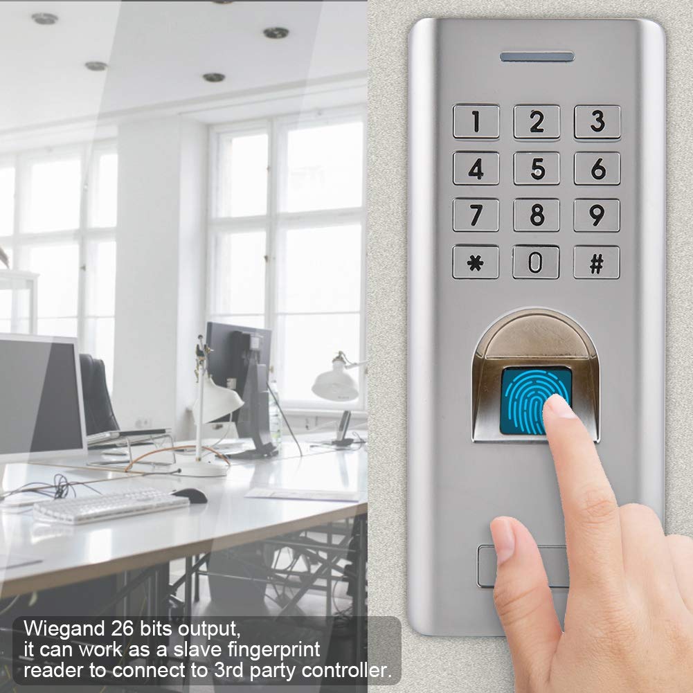 Biometric Fingerprint Door Lock - Smart Electronic Metal Keyless Entry System for Home & Office | Secure Access Control with Fingerprint Unlock Technology | Ideal for Apartments, Offices & Commercial Spaces