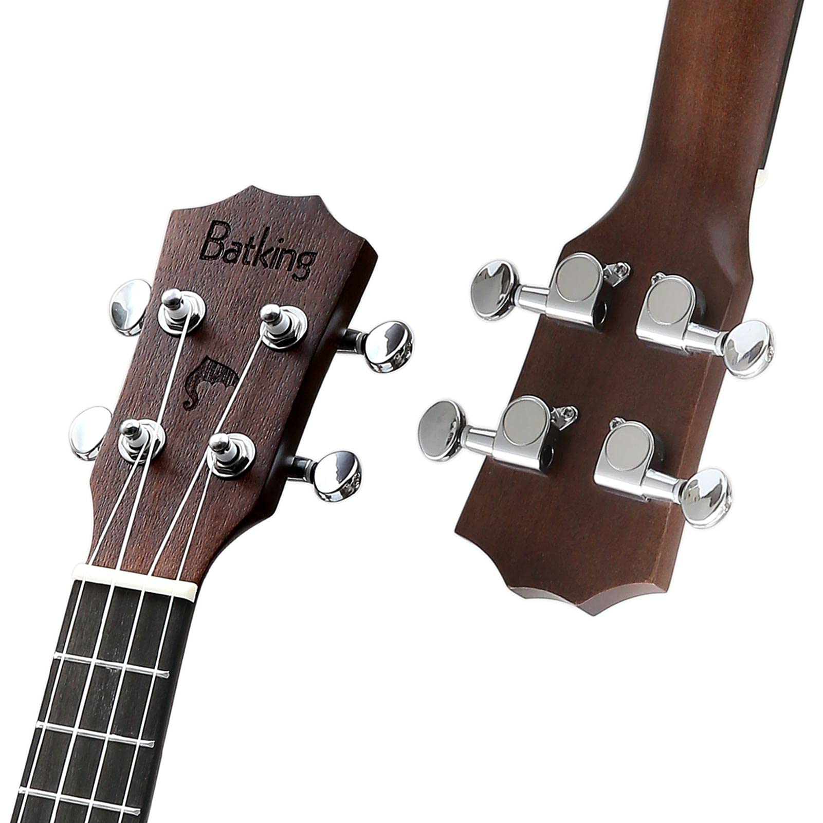 23 Inch Professional Concert Ukulele - Solid Mahogany Top with Premium Nylon Strings | Includes Gig Bag, Adjustable Strap, Capo & Picks | Perfect for Beginners, Travel & Live Performances
