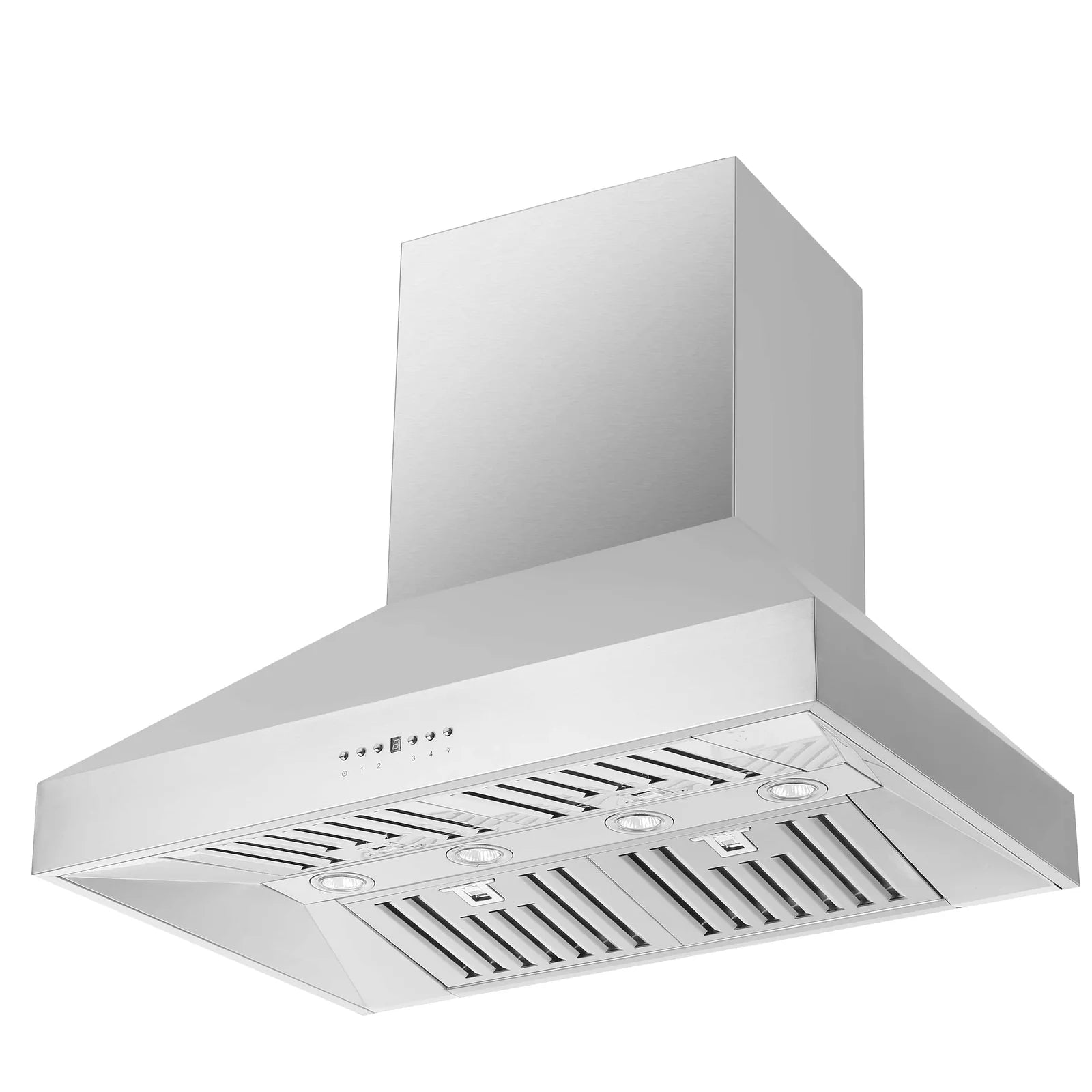 Forno Orvieto 36 Inch 1200 CFM Stainless Steel Wall Mount Range Hood - FRHWM5094 - Powerful Kitchen Ventilation for Smoke & Odor Removal - Perfect for Home Chefs & Modern Kitchens