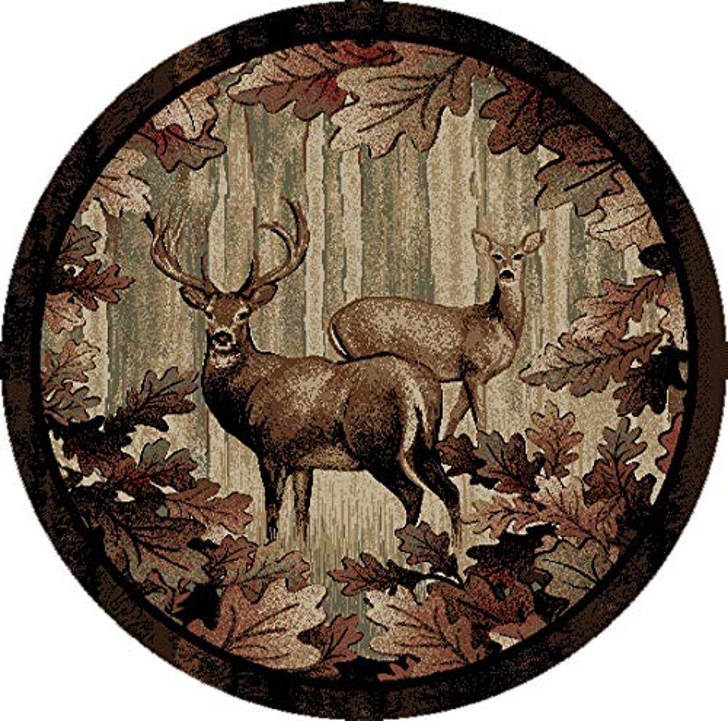 Mayberry Rug White Tail Woods Area Rug 5'3