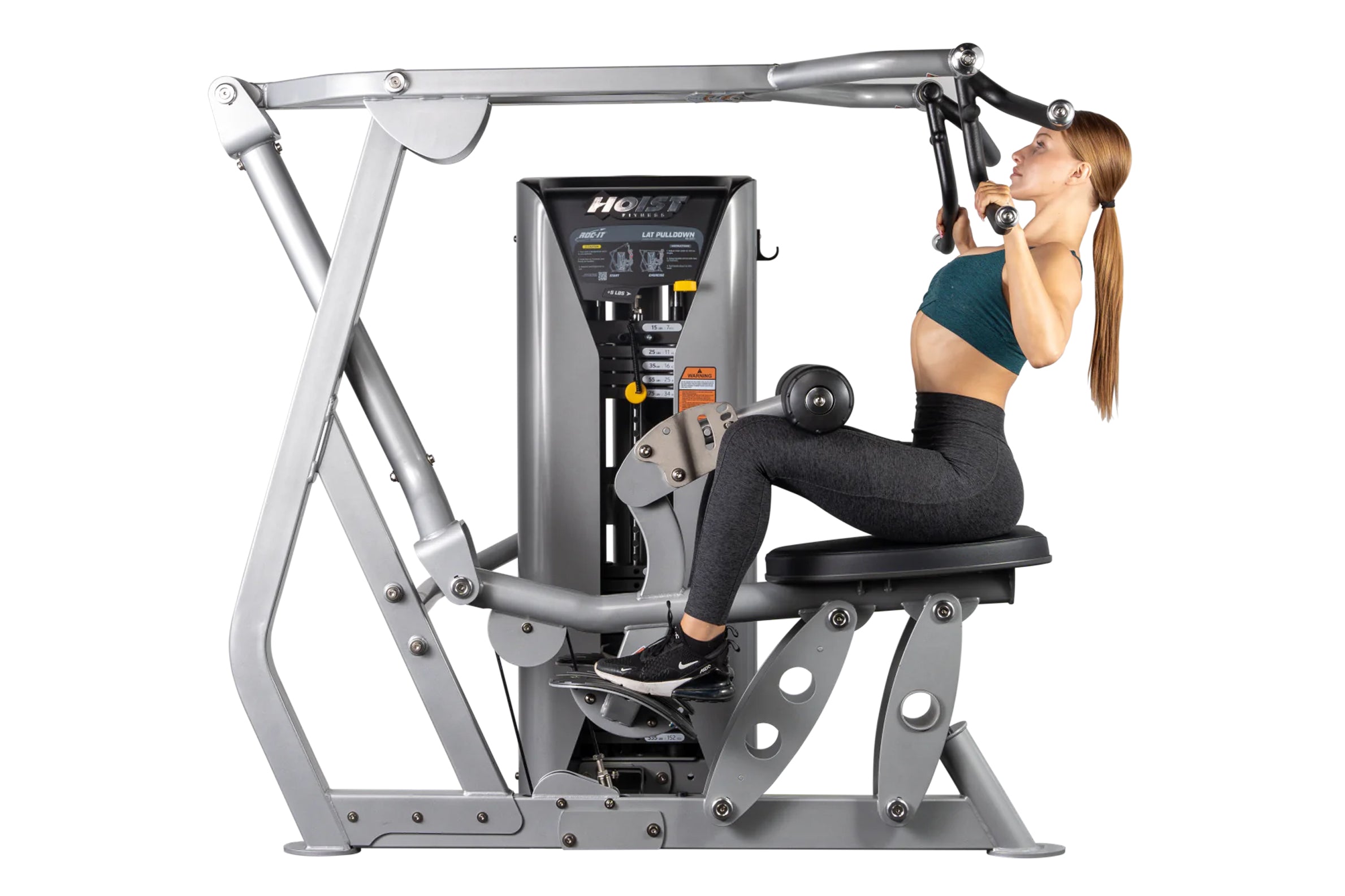 Hoist ROC IT Lat Pulldown Machine (RS 2201) - Professional Gym Equipment for Back Workouts & Strength Training - Perfect for Home Gyms & Commercial Fitness Centers