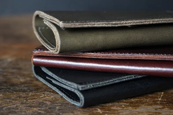 Premium Genuine Leather Tri-Fold Wallet for Men - Handcrafted in Japan - Slim RFID Blocking Design for Everyday Use & Travel