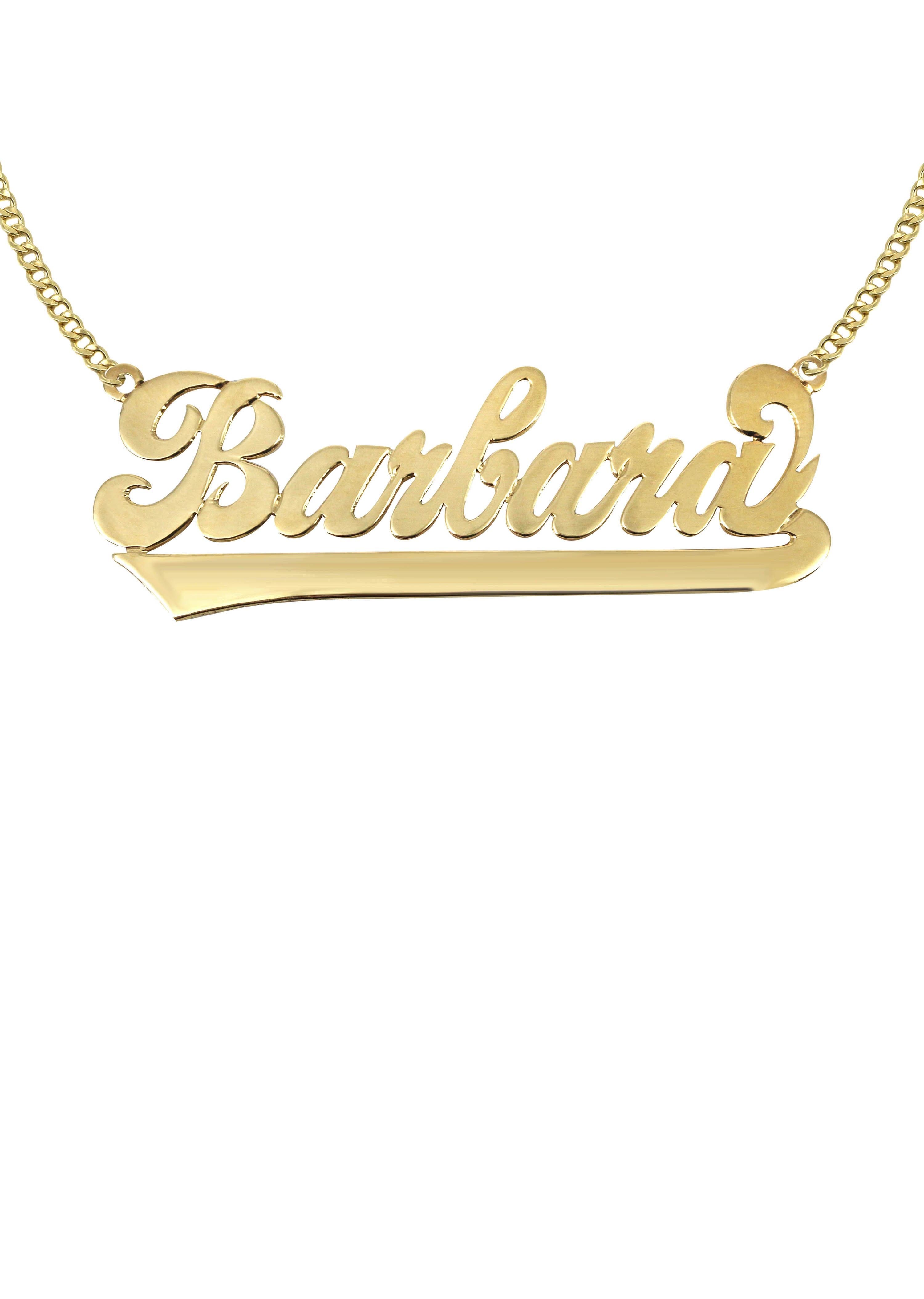 14K Gold Personalized Script Name Necklace - Custom Engraved Nameplate Jewelry for Women | Perfect for Gifts, Anniversaries, and Everyday Elegance