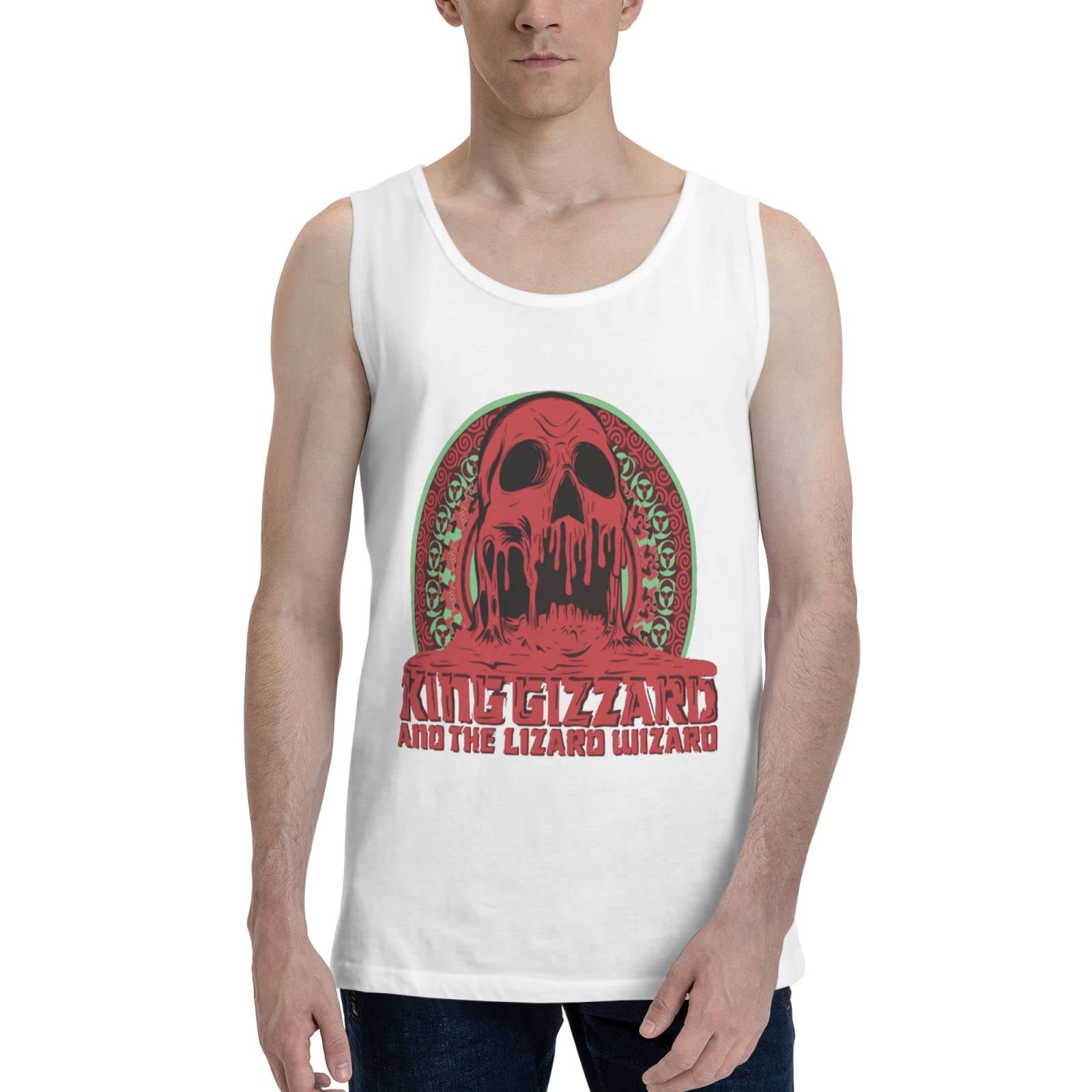 **Men's Hawaiian Sleeveless Graphic T-Shirt - Custom Summer Cotton Tank Top for Beach, Vacation & Casual Wear**