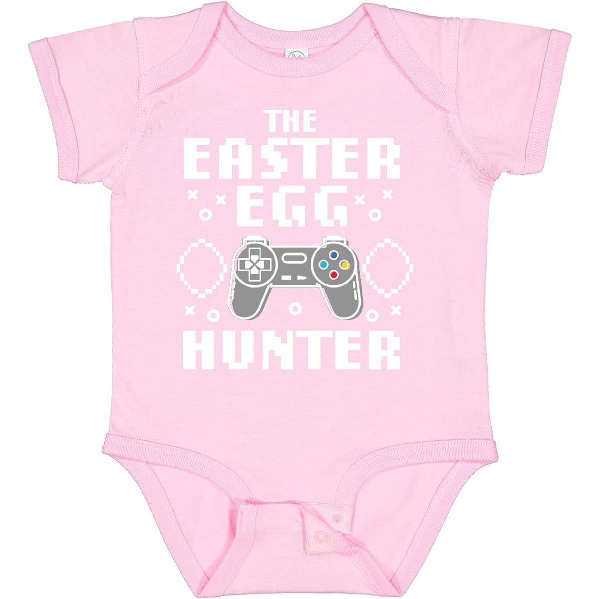 Inktastic Happy Easter The Easter Egg Hunter Gamer Baby Bodysuit - Cute Easter Outfit for Babies & Toddlers - Perfect for Easter Egg Hunts, Family Photos & Holiday Celebrations