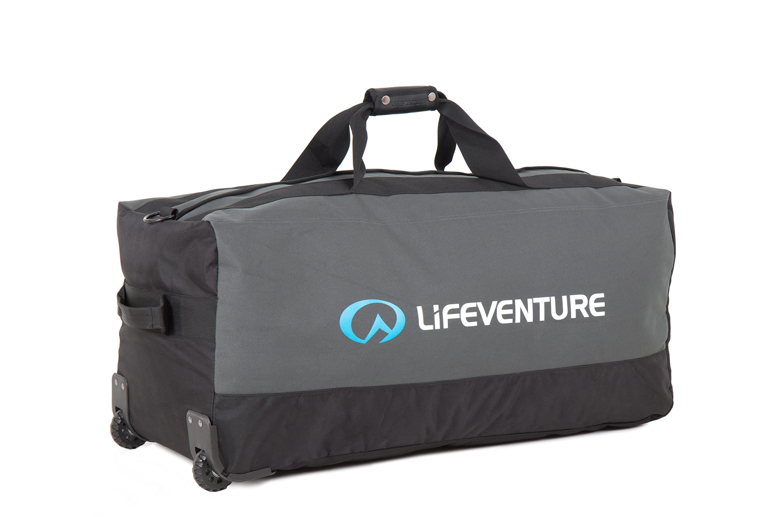 Unisex 120L Wheeled Duffle Bag - Grey & Black Large Travel Duffel with Wheels for Adults | Perfect for Gym, Sports, Air Travel & Weekend Getaways