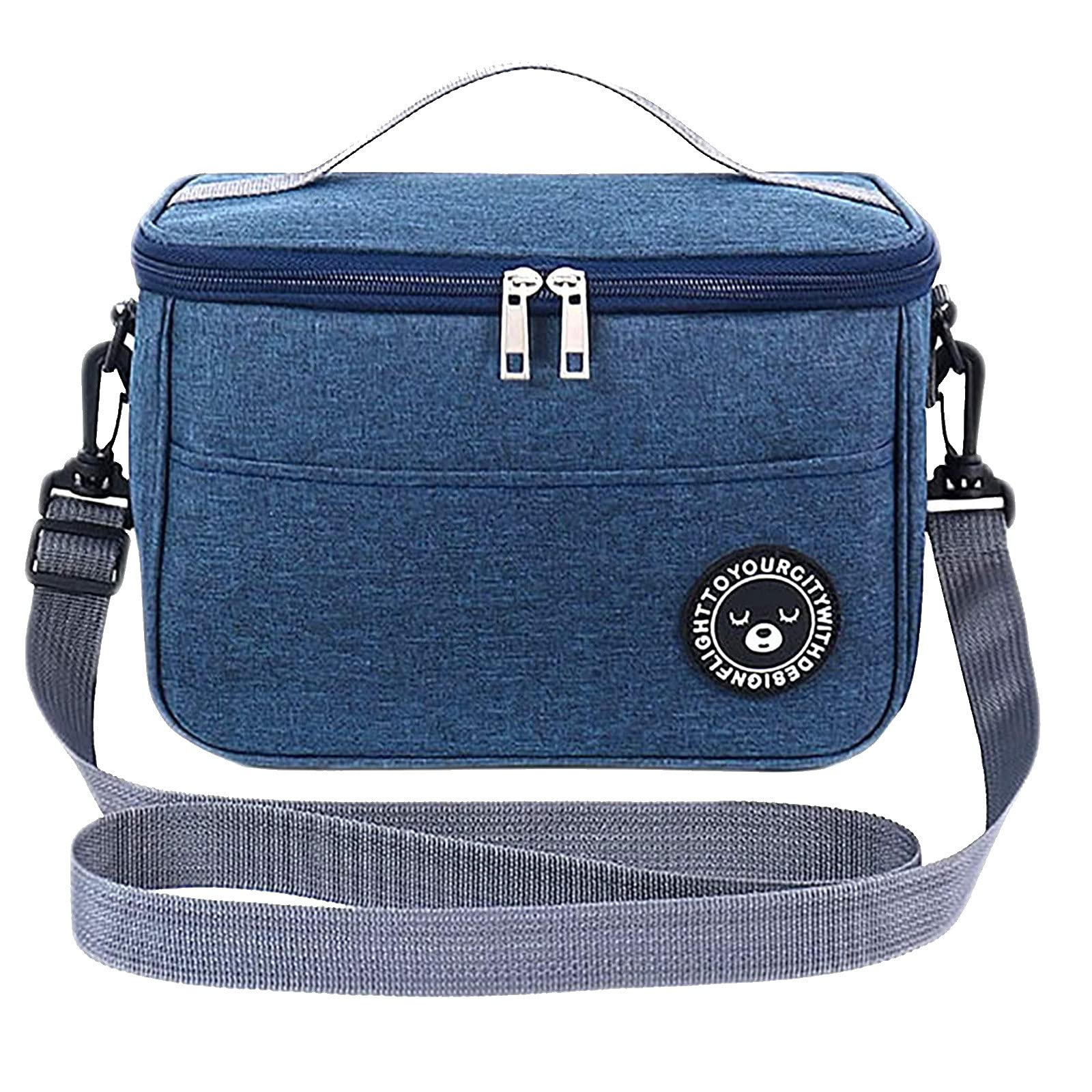Insulated Lunch Bag Large Capacity Handmade Cloth Lunch Box for Work, School & Picnics - Perfect for Meal Prep, Office Lunch & Outdoor Activities