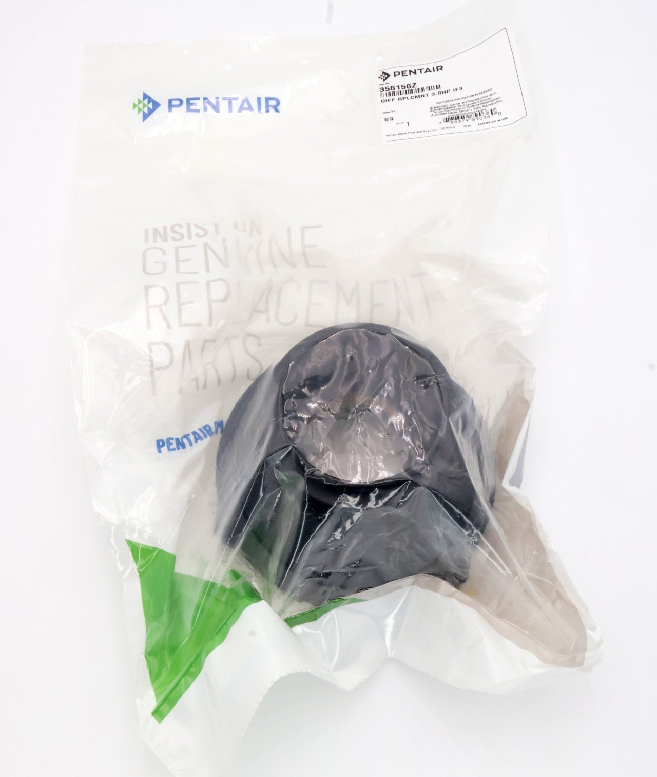 Pentair IntelliFlo3 3HP Pool Pump Diffuser Replacement Part 356156Z - Compatible with Swimming Pool and Spa Systems for Efficient Water Circulation