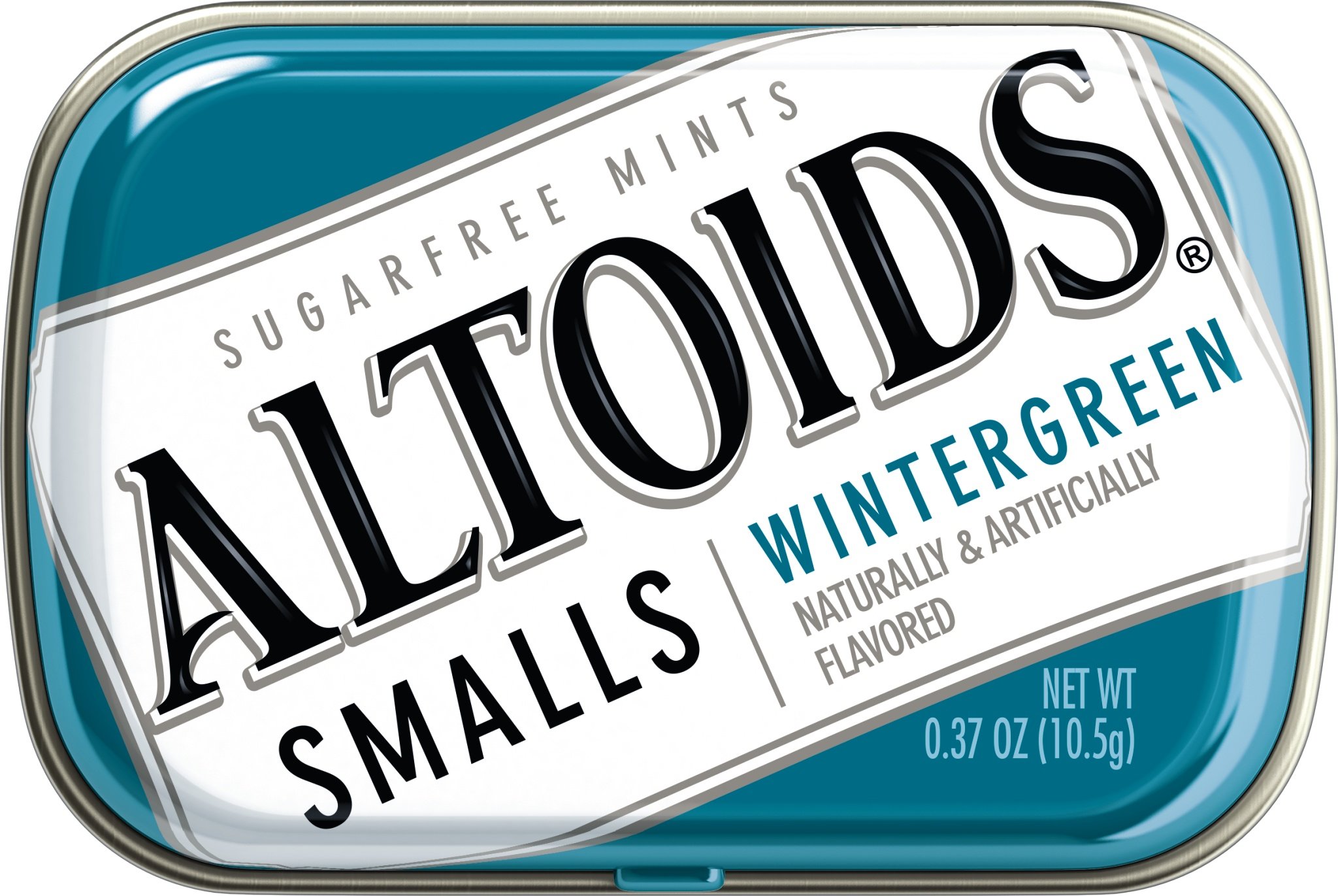 Altoids Smalls Sugar Free Wintergreen Mints - 0.37oz Tins (2 Packs of 9) - Fresh Breath Mints for On-The-Go, Office & Travel - Low Calorie Mint Candy for Diabetics & Keto Diet