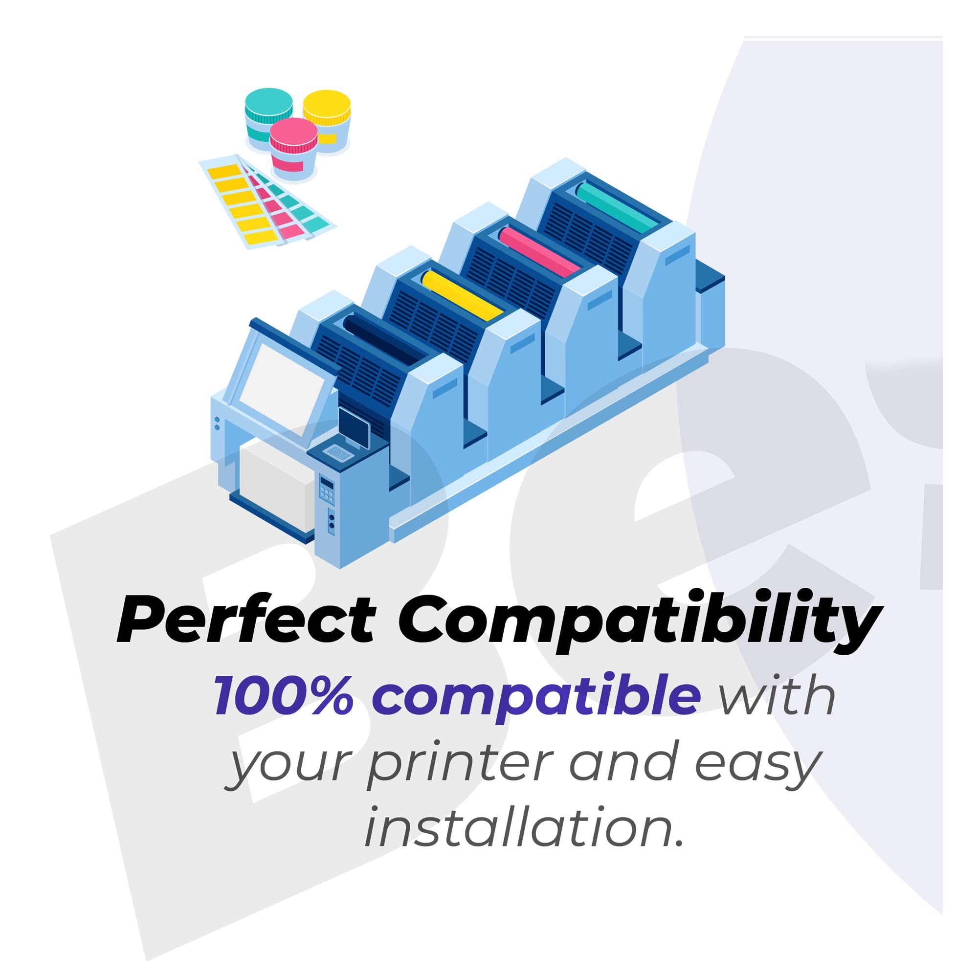 HP 950XL 951XL Compatible Ink Cartridges - High Yield Replacement for HP Officejet 8100 8600 8610 8620 8630 8640 8660 8615 8625 251DW 276DW Printers (2 Black) - Perfect for Home Office Printing & High Volume Documents