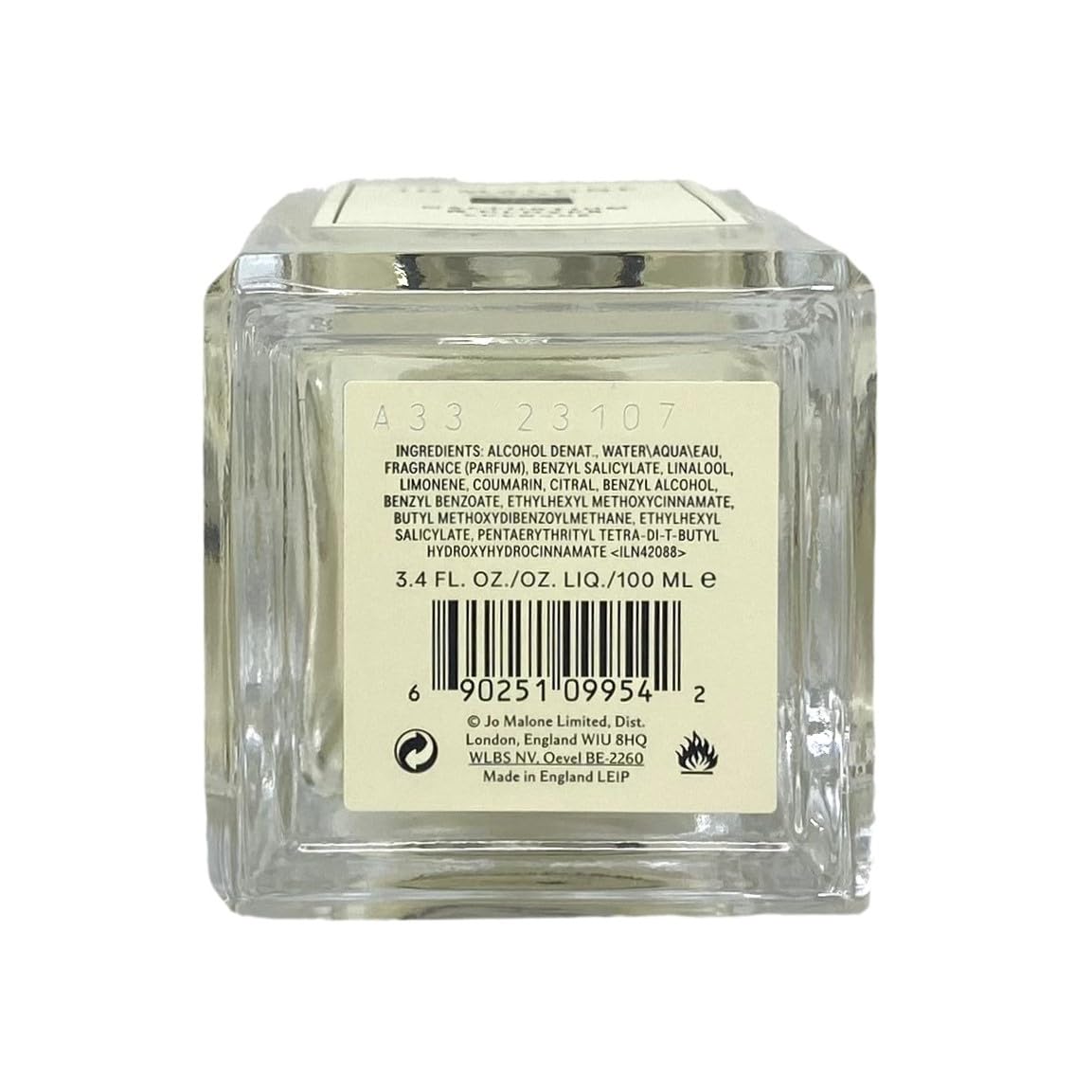 Jo Malone London Nasturtium & Clover Cologne - 3.4 Fl Oz / 100ml Luxury Floral Perfume for Women, Daytime Wear & Special Occasions