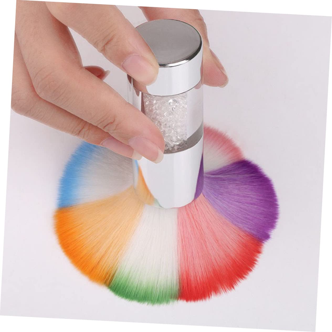 **Minkissy 4-Piece Pedicure Tools Set - Acrylic Nail Brush, Dust Brush, Powder Brush & Nail Cleaner for Manicure & Nail Art - Durable & Comfortable Nylon Wool Brushes for Salon & Home Use**
