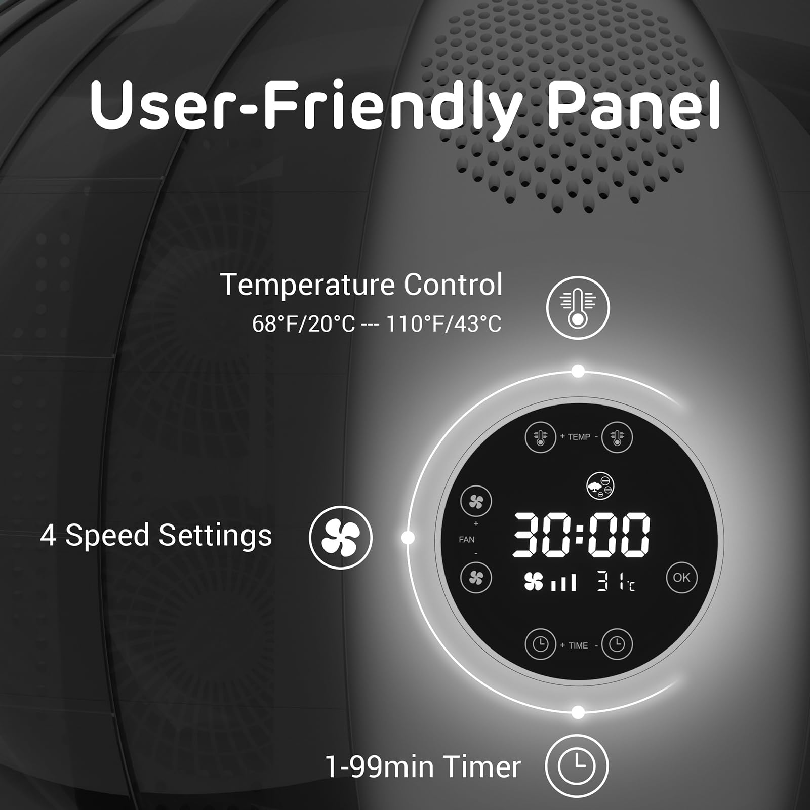 iPettie Automatic Pet Dryer Box for Cats & Small Dogs - 60L Capacity with 8 High-Speed Fans, 360° Airflow, Adjustable Temperature & 4 Speed Settings - Ultra Quiet Pet Grooming Machine for Home Use | Perfect for Post-Bath Drying & Professional Pet Salons