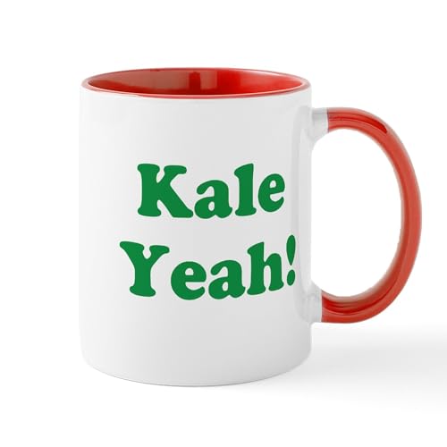 White/Red Inside - Kale Yeah! Mugs