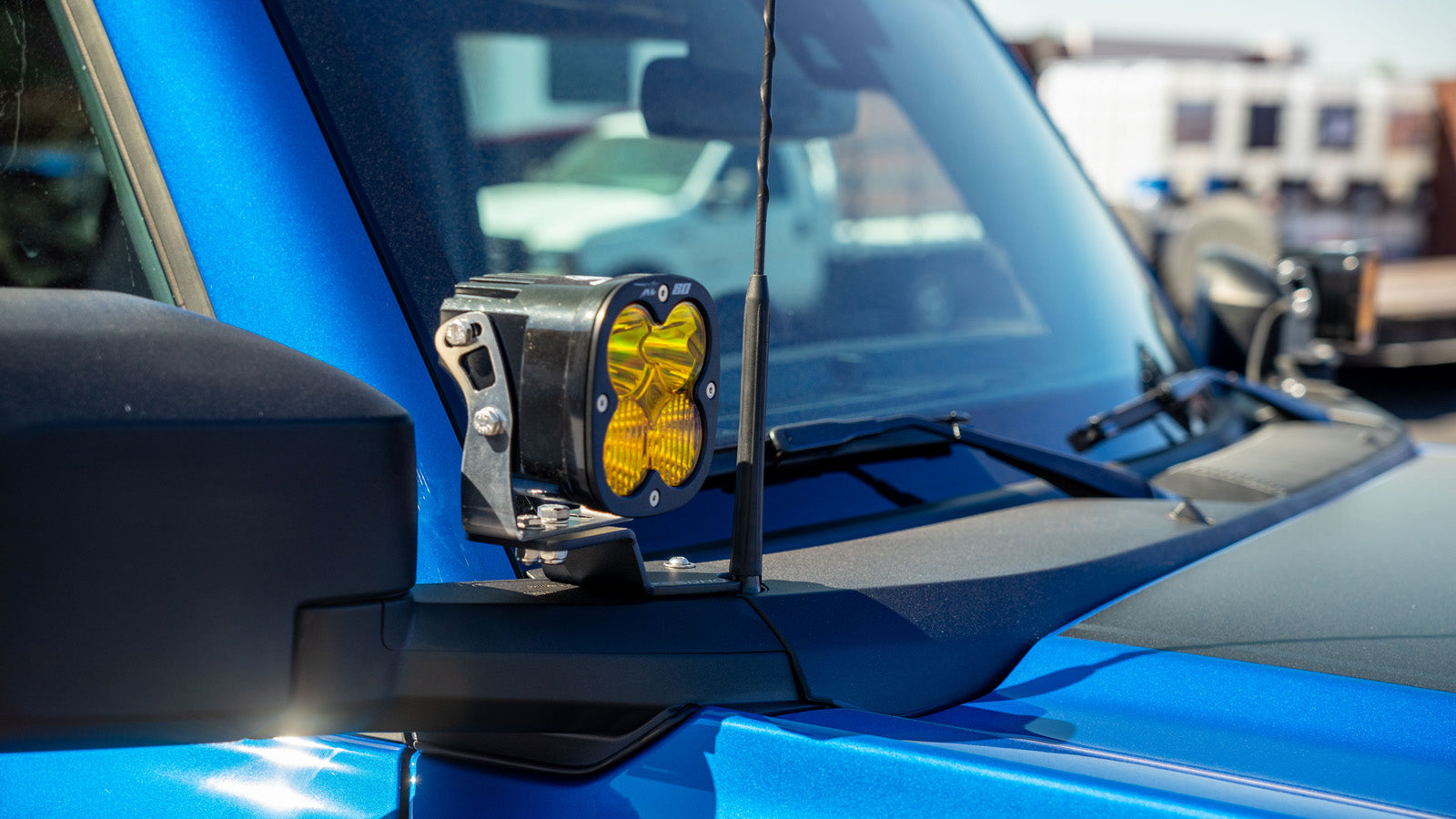 21-24 Ford Bronco & Bronco Raptor SDHQ Built A-Pillar Light Mounts | Off-Road LED Light Brackets | Perfect for Trail Riding, Overlanding & Night Driving