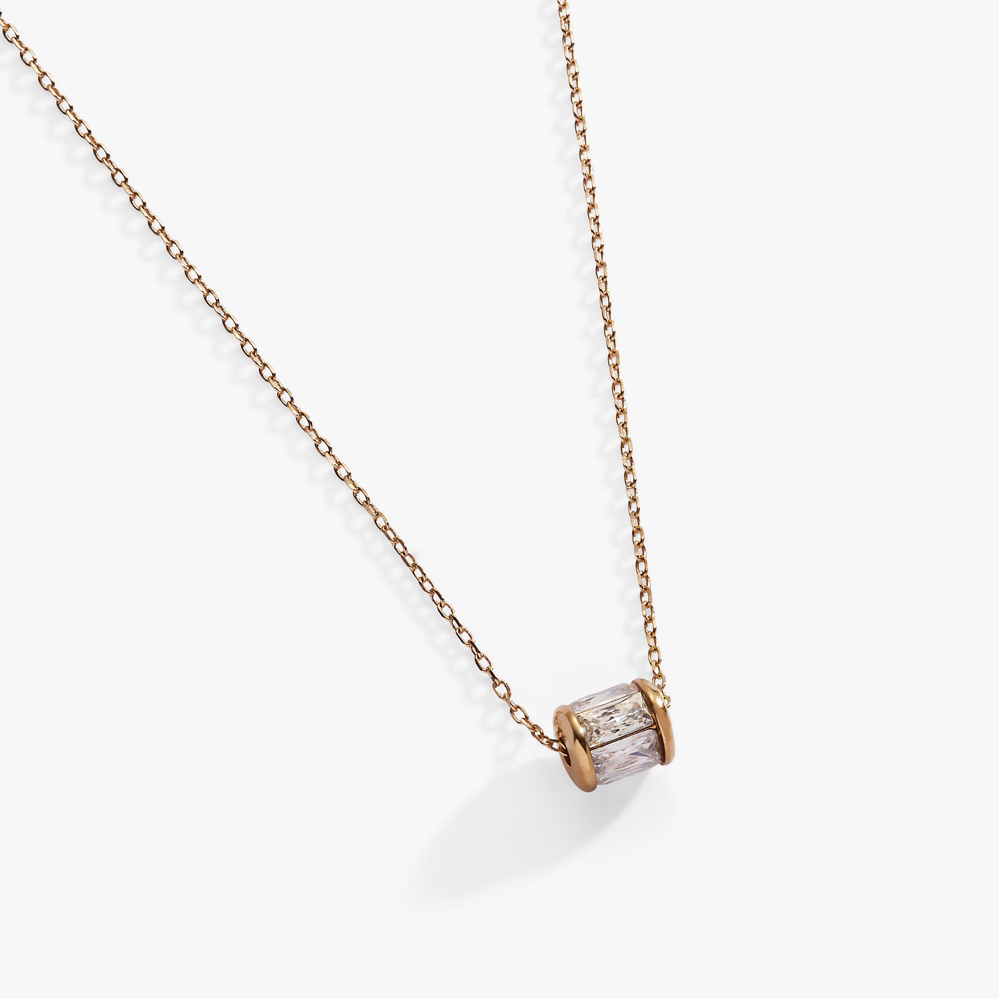 April Birthstone Sterling Silver Pendant Necklace - Elegant Jewelry Gift for Women, Perfect for Birthdays, Anniversaries & Special Occasions