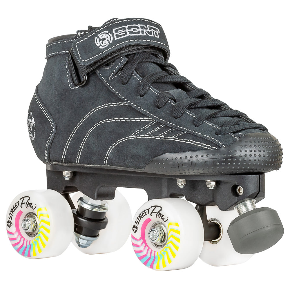 Bont Prostar Prodigy Flow Quad Roller Skates - Premium Outdoor & Indoor Skating Package for Women & Men - Perfect for Rink, Park, and Street Skating