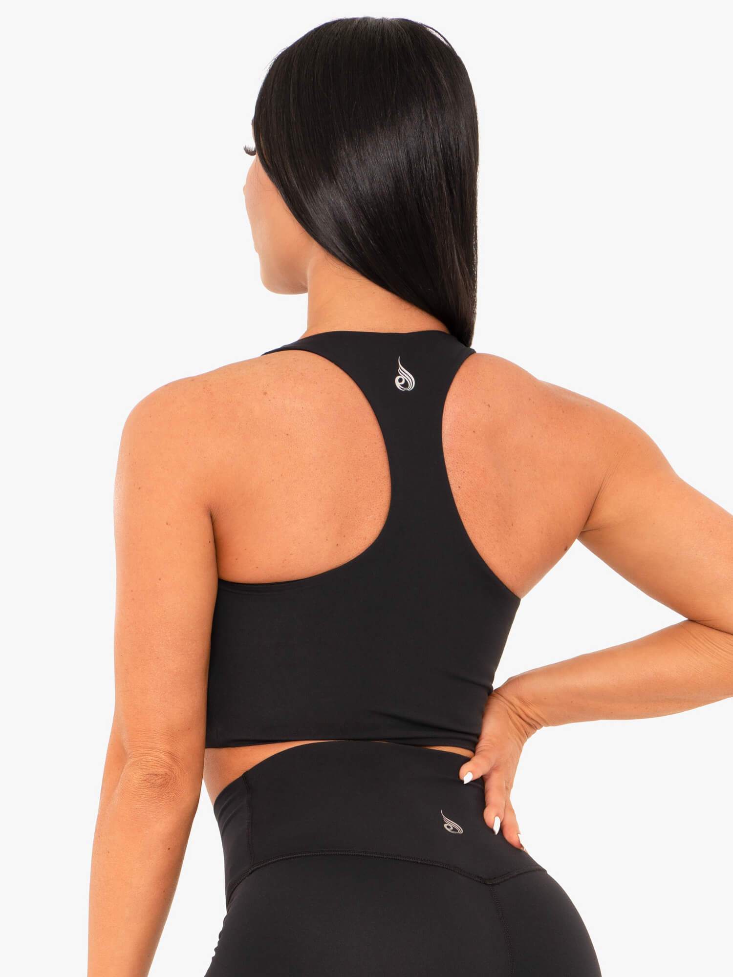 NKD Sports Bra for Women - High Support Workout Bra, Breathable & Moisture Wicking, Black - Perfect for Yoga, Running & Gym