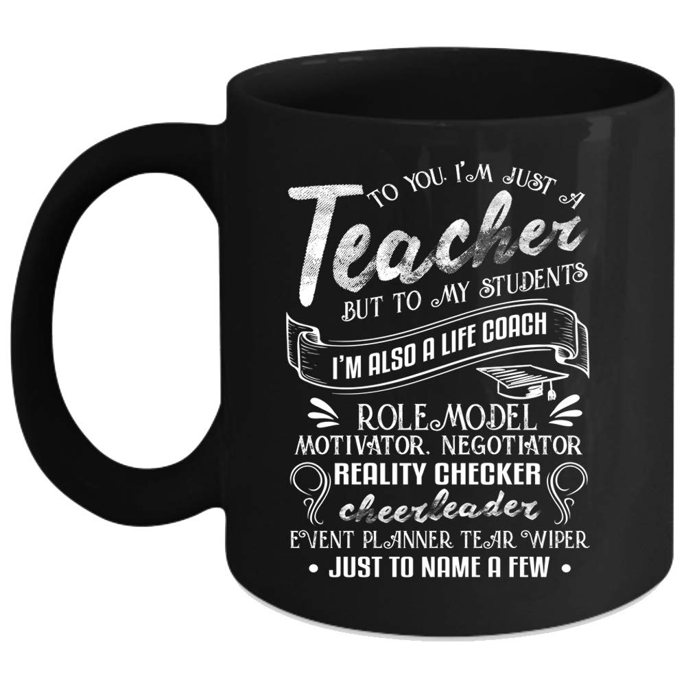 15oz Teacher Life Coach Coffee Mug - Inspirational Gift for Educators