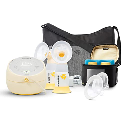 Medela Sonata Smart Double Electric Breast Pump - Hospital-Grade Performance, Rechargeable, Flex Breast Shields, Touch Screen, MyMedela App Connectivity - Perfect for Working Moms & Lactation Support at Home or Office