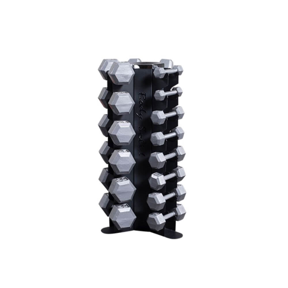 Body Solid GDR80 Vertical Dumbbell Rack - Heavy Duty Gym Equipment for Home & Commercial Use - Perfect for Weight Training, Strength Workouts & Fitness Space Organization