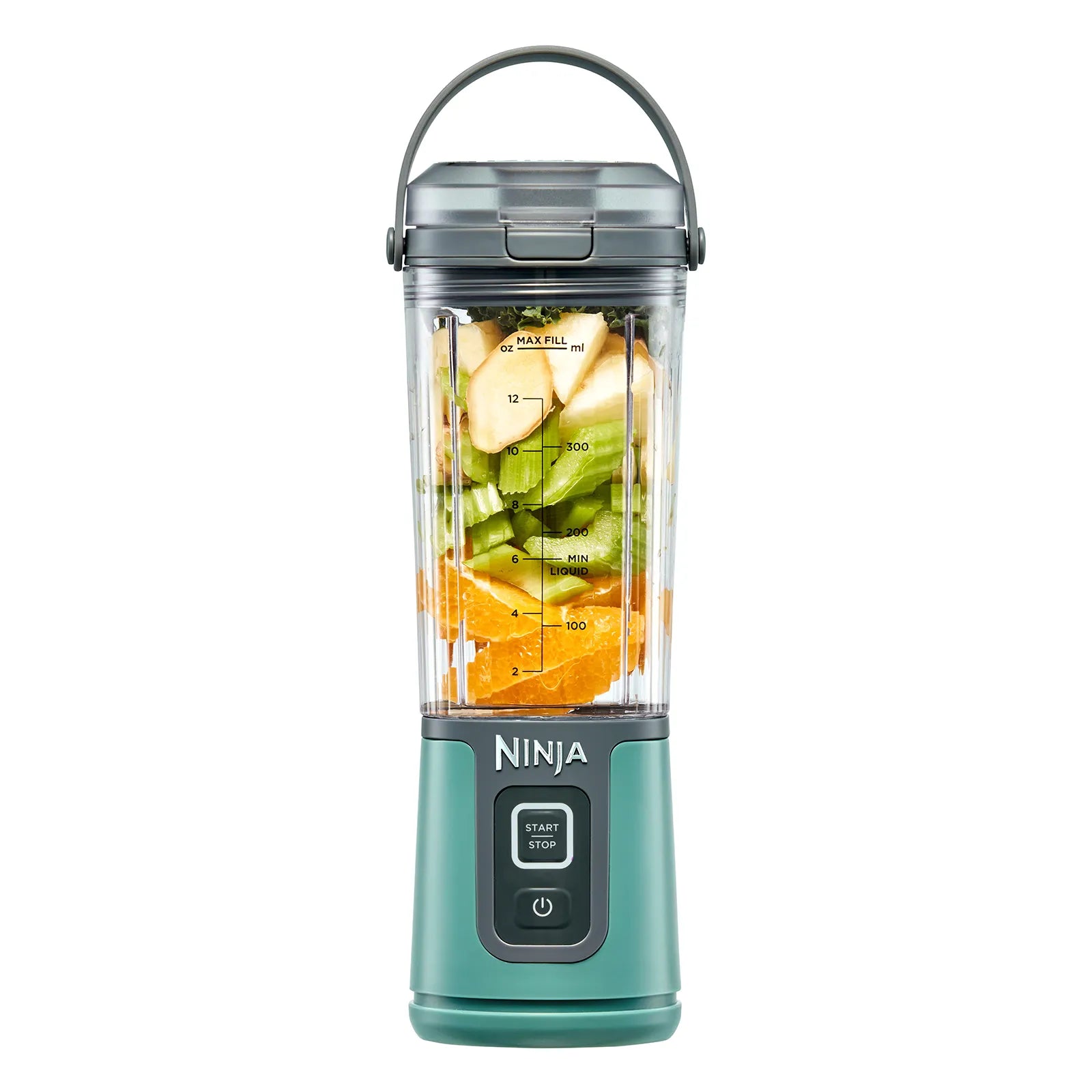 Ninja Blast Portable Blender - 500W Powerful Personal Smoothie Maker for Shakes, Juices & Protein Drinks - USB Rechargeable Mini Blender for Travel, Gym, Office & Home Use