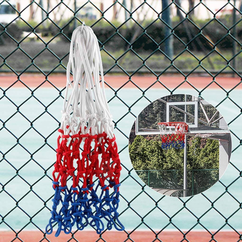 Glow in The Dark Basketball Net - Heavy Duty Luminous Hoop Replacement for Indoor & Outdoor Sports - Professional Standard Size Nylon Net - Portable & Travel-Friendly - Perfect for Night Games, Backyard Play & Basketball Training