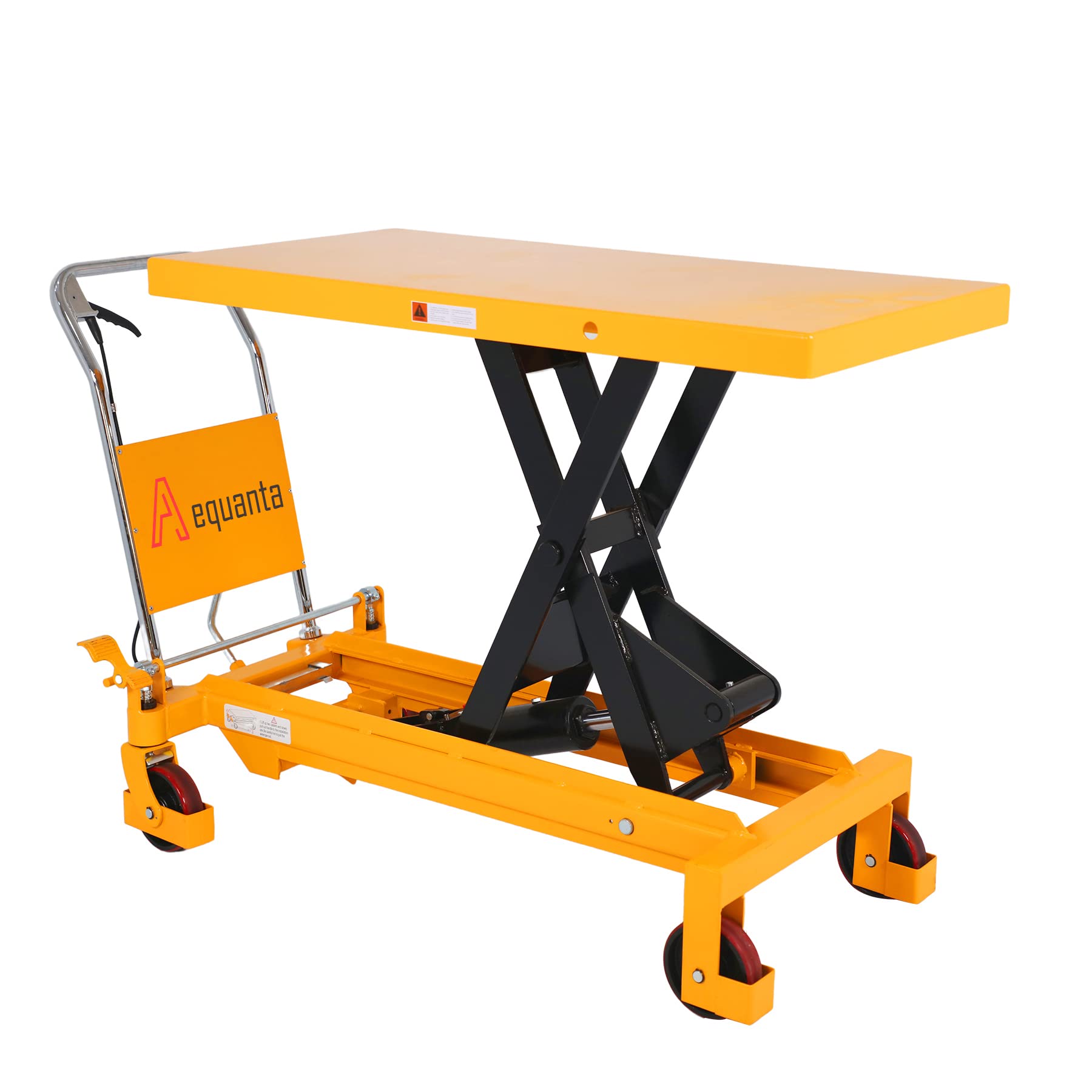 Hydraulic Lift Table Cart 2200lbs Capacity - 39.4