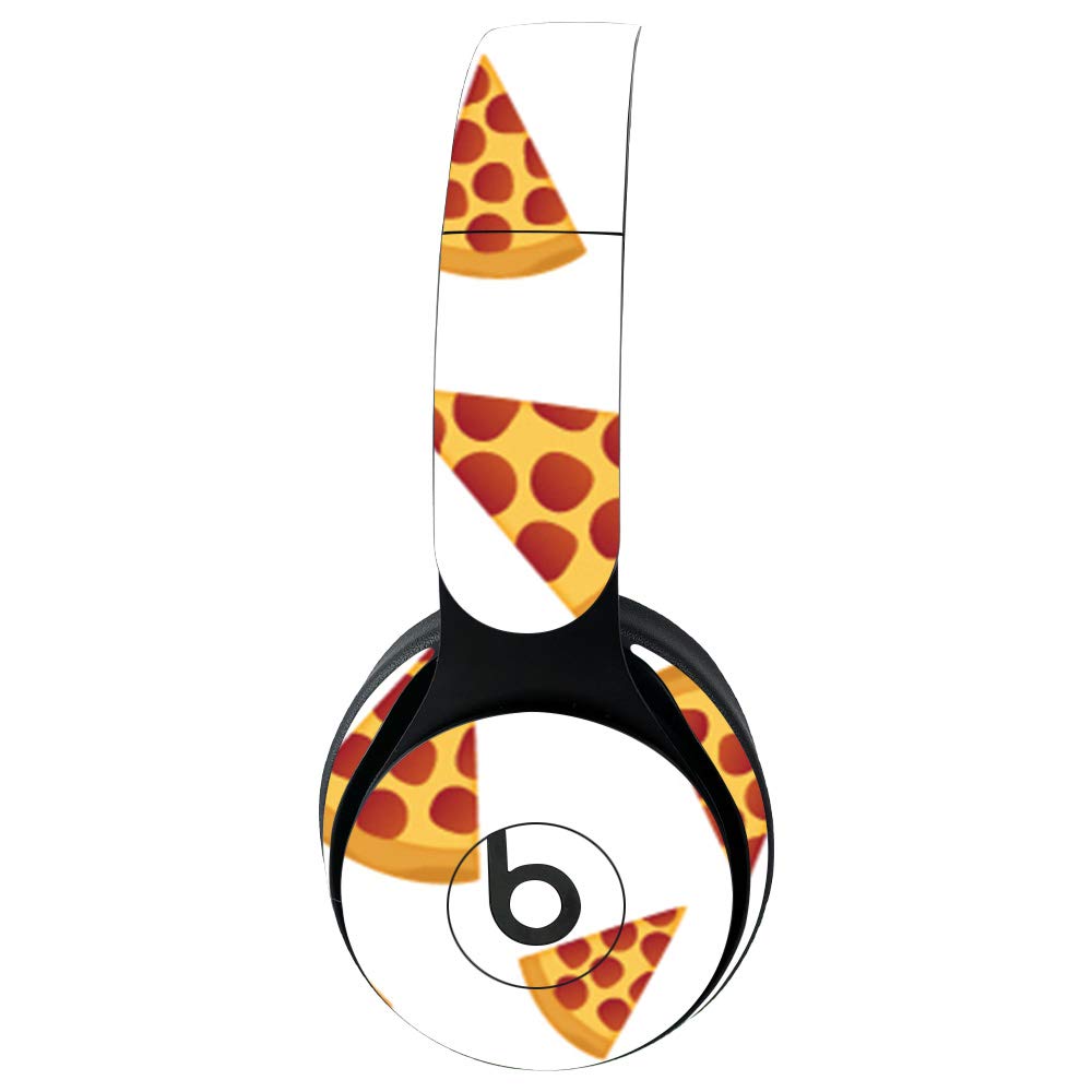MightySkins Vinyl Decal Wrap Cover for Beats Solo Pro Wireless Headphones - Pizza Design | Protective & Durable Skin | Easy to Apply & Remove | Made in USA | Perfect for Travel, Workouts & Personalization