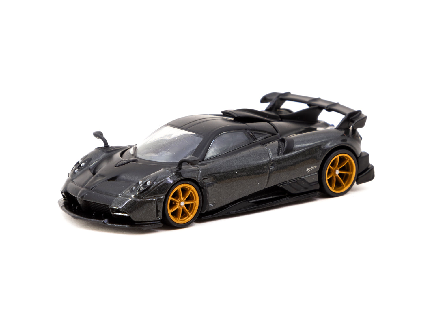 Tarmac Works 1/64 Pagani Imola Grigio Knockhill Diecast Model Car - Collectible Miniature for Display & Racing Scenes
