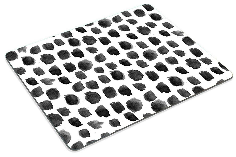 Smooffly Polka Dot Mouse Pad - Cute Dot Pattern Non-Slip Desk Mat for Women, Office & Gaming Accessories, Perfect Gift for Her - Home & Office Decor, Computer Workstation Essential