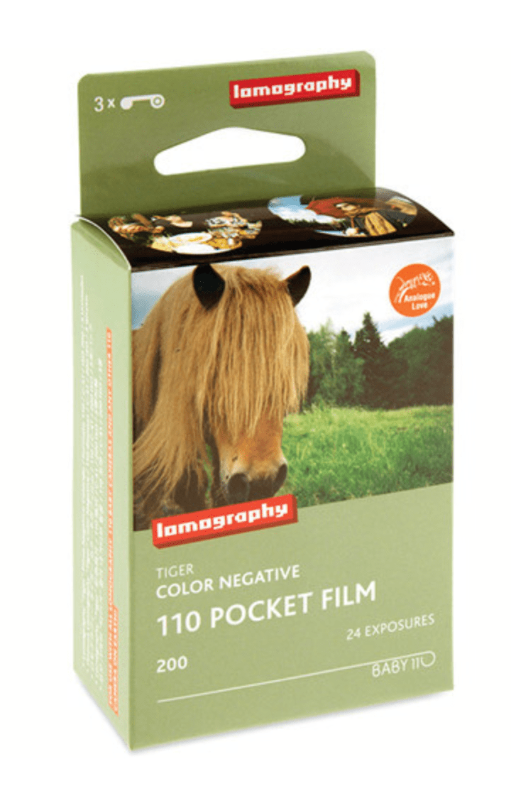 Lomography Tiger 110 Color Negative Film - 24 Exposures, 3 Pack - Vintage Style Photography for Creative Shots, Travel & Everyday Moments