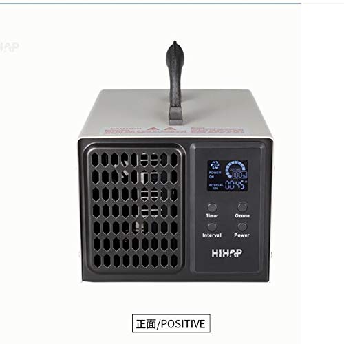 JIAN YA NA 5g/h Digital Timer Ozone Generator Air Purifier for Home, Office, and Car - Eliminates Odors, Bacteria, and Viruses in Air and Water