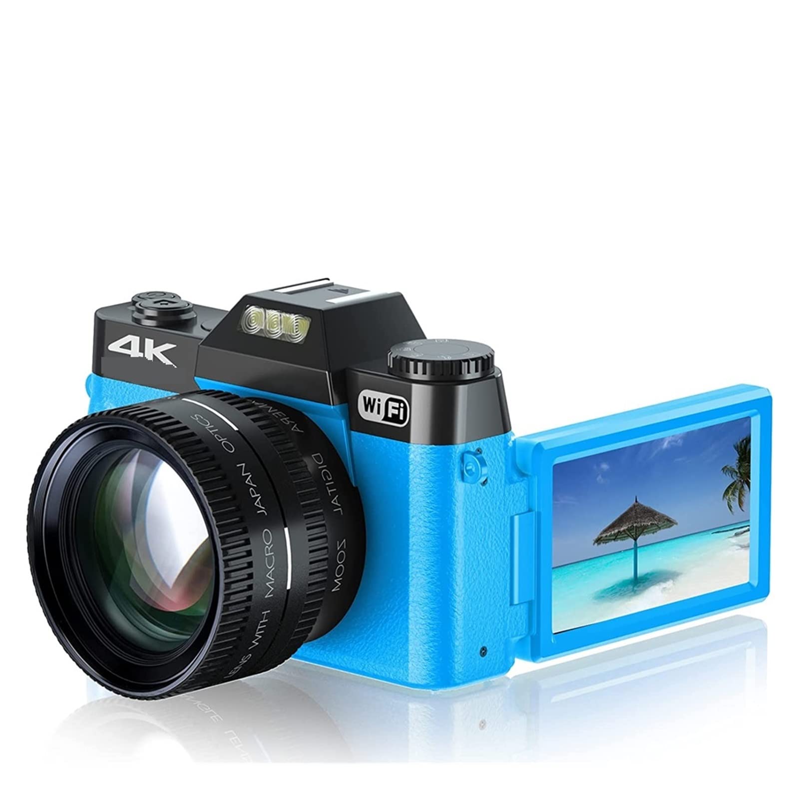 BODORME 48MP AF Camera with 16X Wide Angle & 4K Video - Perfect for Photography & Streaming