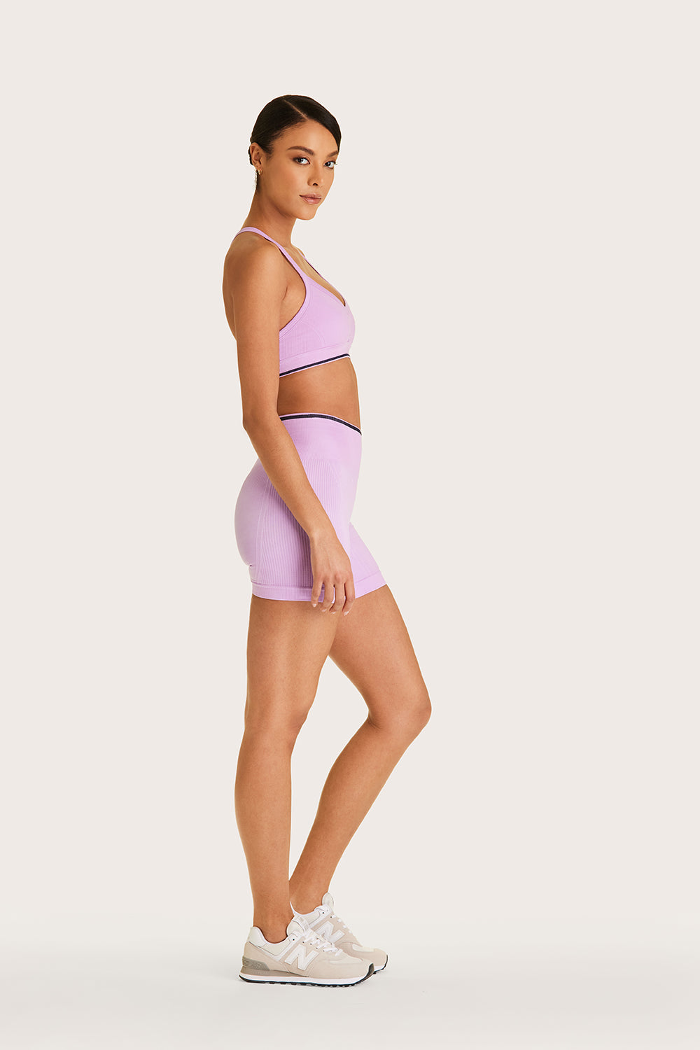 Seamless Barre Workout Shorts for Women - High Waist Yoga Running Gym Athletic Shorts - Perfect for Pilates, Dance & Fitness Training