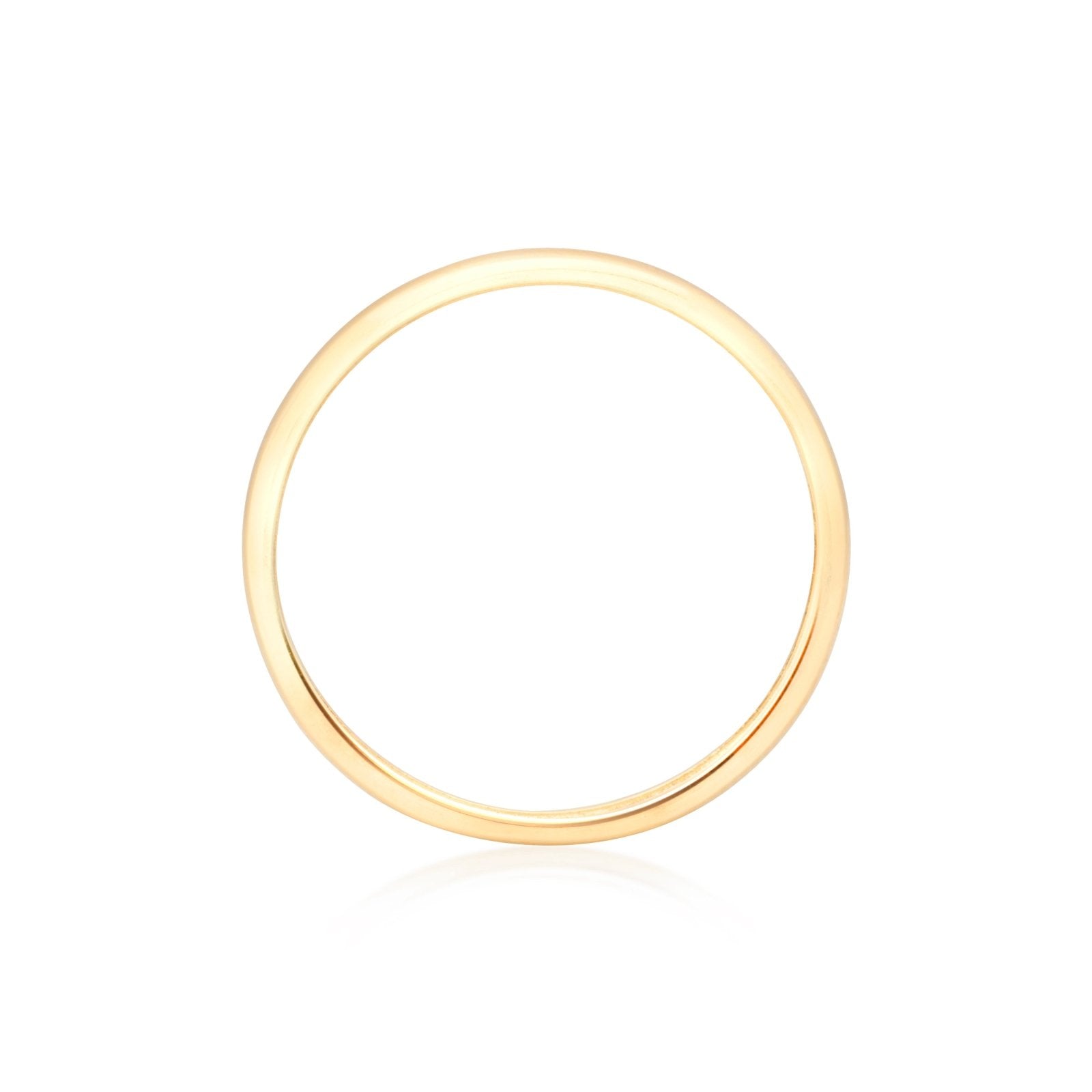 Classic Slim 14k Yellow Gold Band Ring for Men & Women - Perfect for Weddings, Anniversaries, and Everyday Elegance
