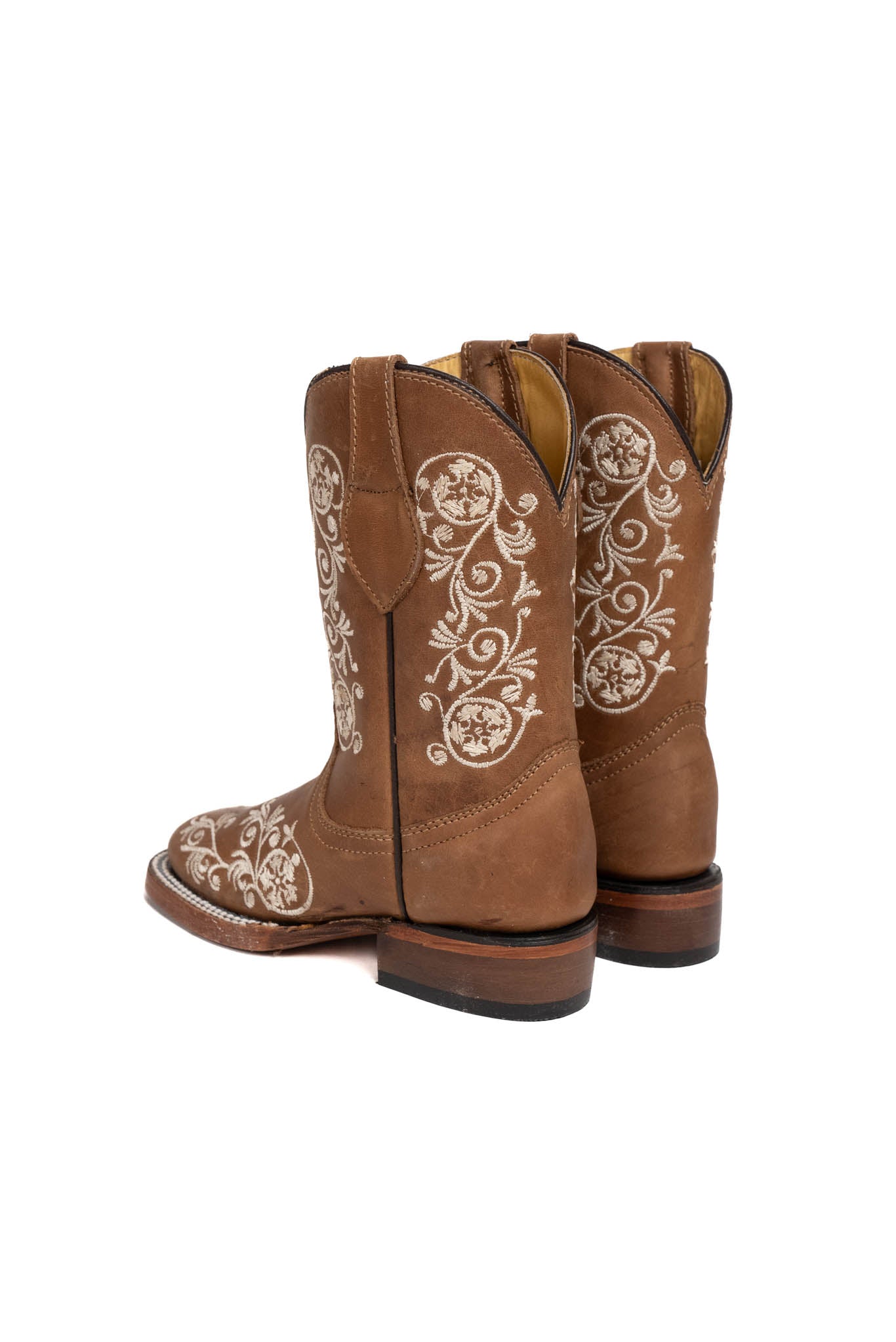 Little Verano Women's Cowgirl Boots - Square Toe Western Ankle Boots for Country Dancing, Rodeo & Casual Wear