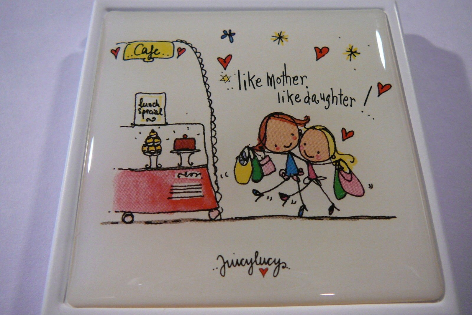 Juicy Lucy Folding Compact Mirror - Portable Handbag & Purse Pocket Mirror for Makeup & Vanity (Ideal for Travel, Home, Office & On-the-Go Touch Ups)
